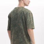 Acid Wash T-shirt Oversized 240 GSM - Bottle Green
