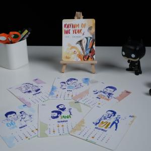 Desk Calendar 2025 - Tamil Music Directors