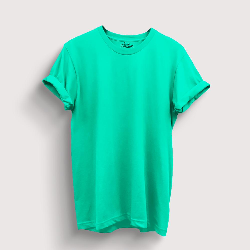 Solid Tshirt- Teal Green